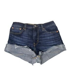 Levi's High Rise Denim Jean Shorts Size 26